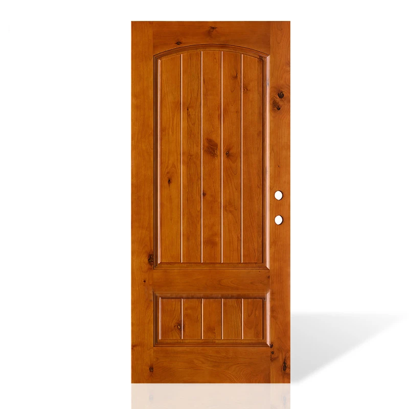 2020 Best selling products new design American Style villa entrance main solid wooden door with carving