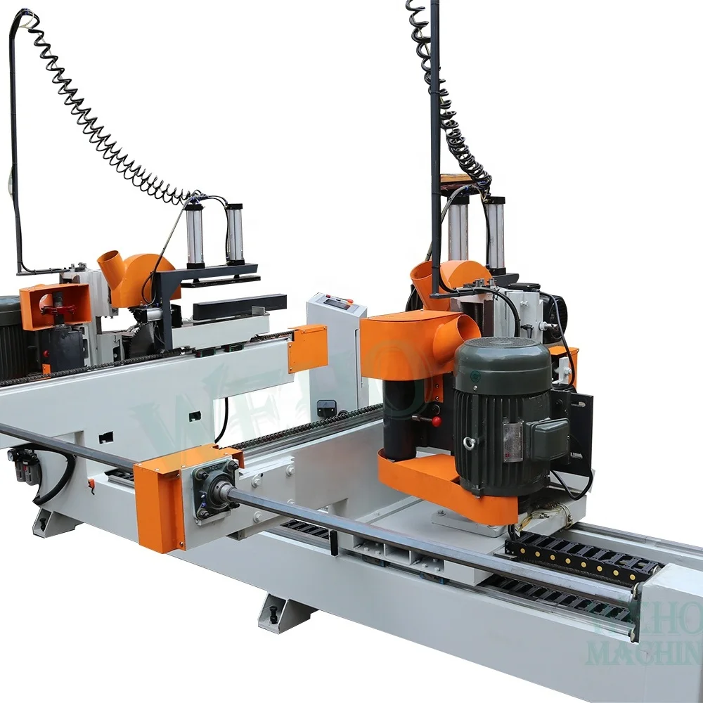 Wood Profiler Edge Milling Trimming Sawing Profiling Machine Double End