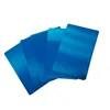 0.45MM Thickness Anodized Aluminum Blank /Blue/Silver/Yellow Metal Business Card for Lasering