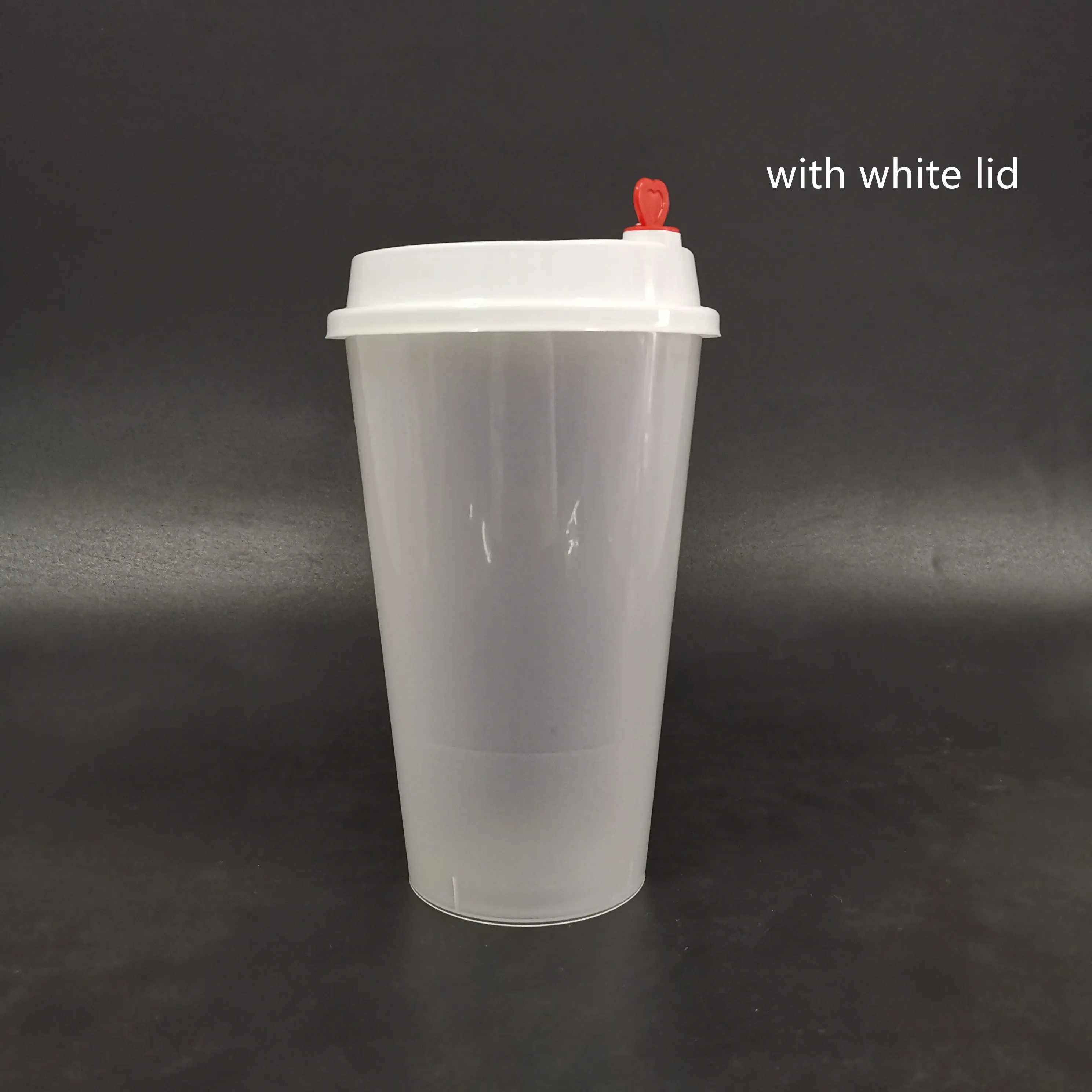 16oz 500ml Custom Disposable Frosted Injection Pp Plastic Boba Tea Cup ...