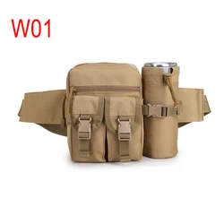 W01 Outdoor Military waist bag Water Bottle Utility Tactical Pack for Hunting Climbing Hiking Fishing Pouch Bag