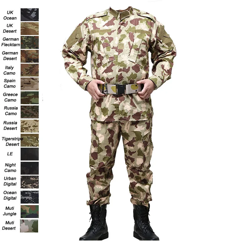 Custom 3 Color Desert Military Camo Uniform Army Clothes Camouflage Hunting Uniform Buy