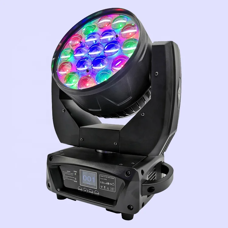 Stairville MH-z1915 V2 Price 19 x 15 W Pro Stage Disco DJ Beam Zoom 19x15W RGBW 4IN1 LED Wash Moving Head