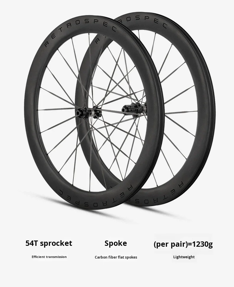 RETROSPEC Road Bike Hub 700C Wheelset - Lightweight & Durable