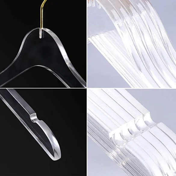 Custom Acrylic Bulk Clothes Hanger Full Dress Business Suit Hangers For Bride And Groom Buy