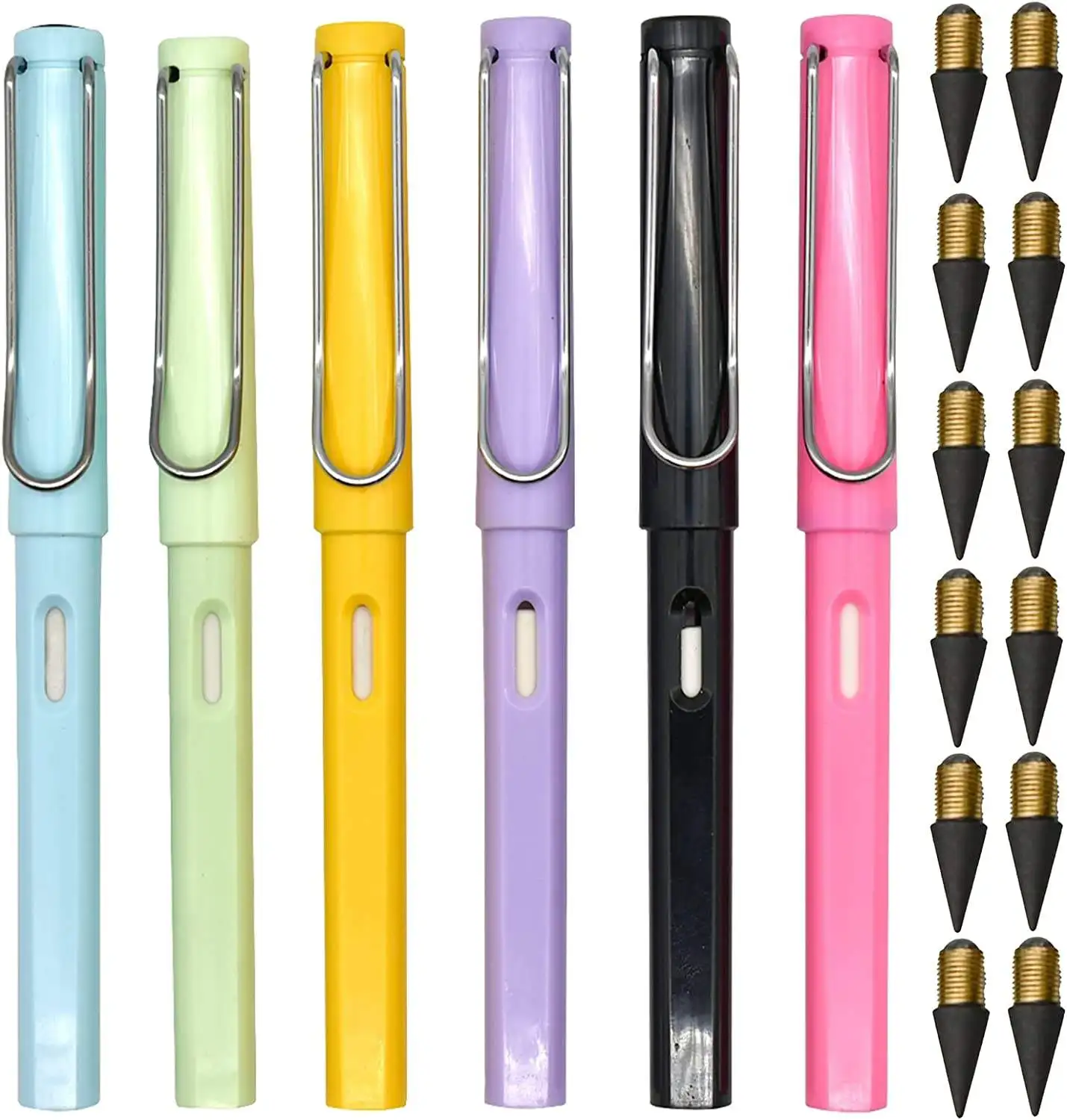 Eternal Pen Wholesale Endless Pencil 12 Colors Inkless Pencil ...