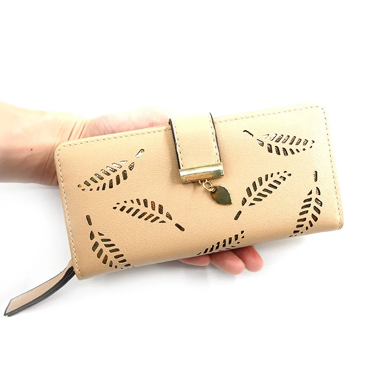 Wholesale Pink Large Capacity Ladies Smart Phone Clutch Purse Wallet