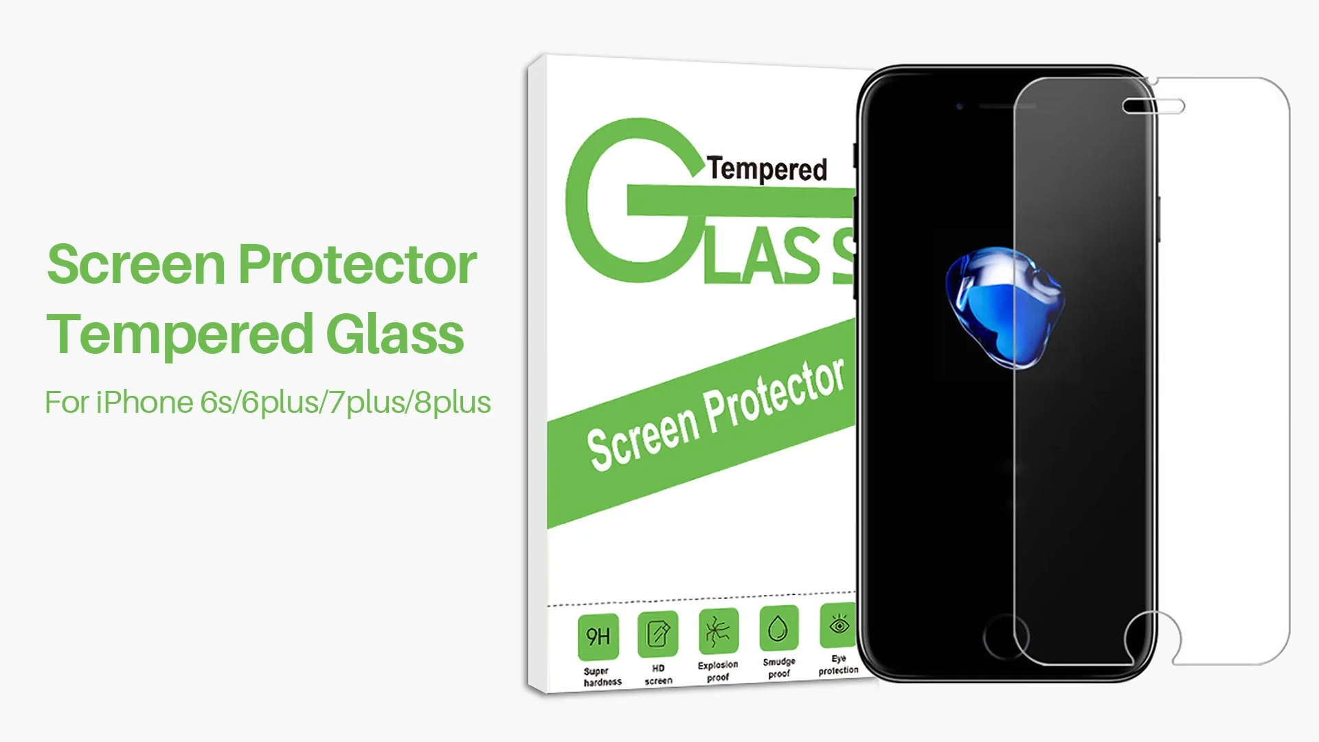 Anti Scratch Anti Fingerprint 9h Hardness Mobile Guard 0.3mm Tempered