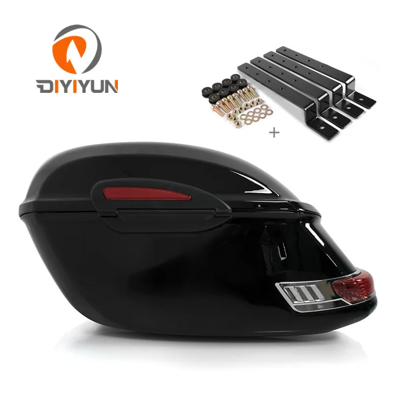 Universal Side Box Case Hard Bags Motorbike Saddlebags Motorcycle