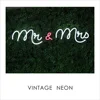 mr and mrs neon Outdoor Lighted Signs Luminous Front Light Up Channel Letter Sign Neon Light Alphabet Letters