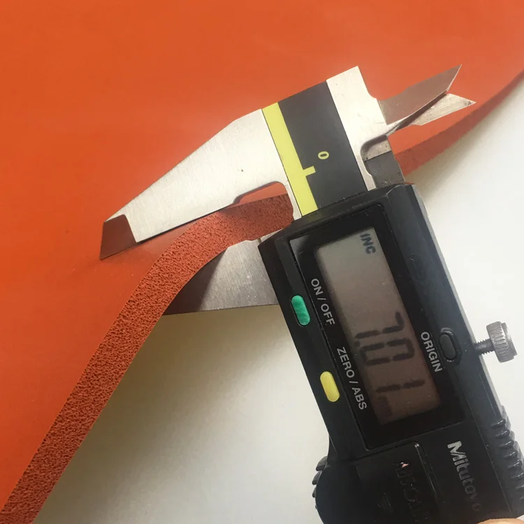 Heat Insulation Colorful Red Silicone Rubber foam for heater machine