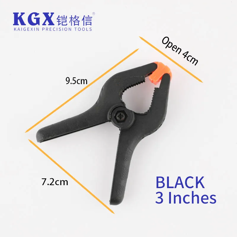 dna18729nd Durable A-Shape Photo Studio Photography Background Cloth Clip Woodworking Spring Clamp 3 Inch