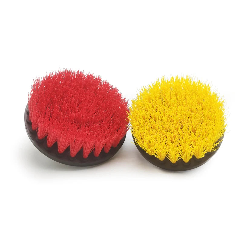 4inch Drill Power Scrub Clean Brush For Leather Plastic Wooden Furniture Car Interiors Cleaning Power Scrub