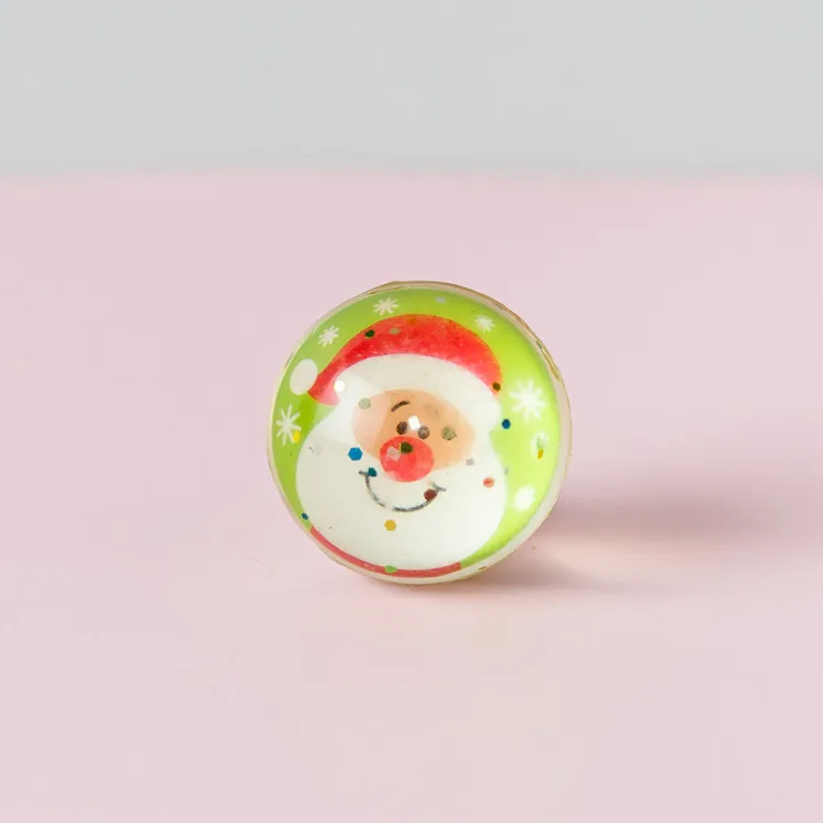 Wholesale vanding machine kids toys hopping 32mm bouncy balls with paper card inside  .jpg