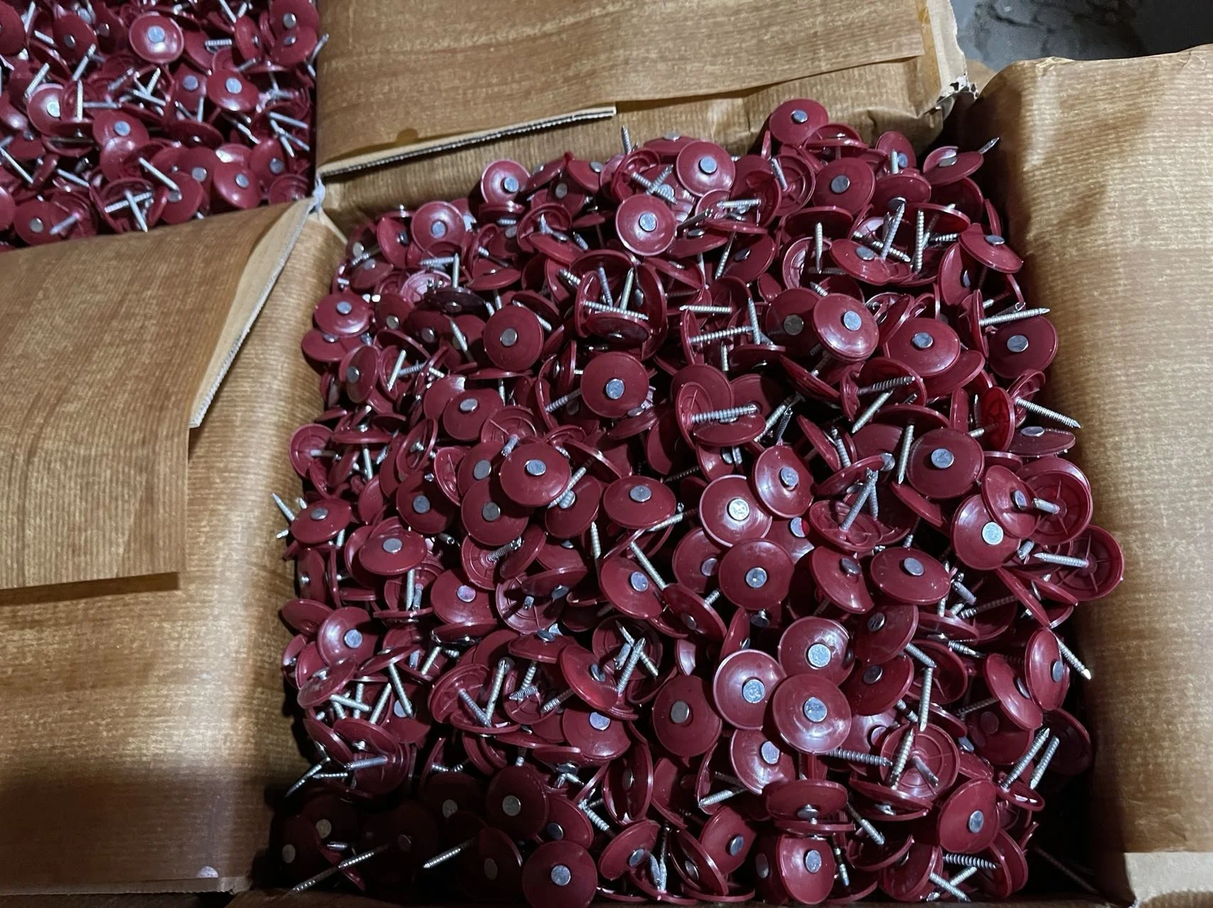 Eletro Galvanized Cap Nails Plastic Cap Roofing Nails With Big Head