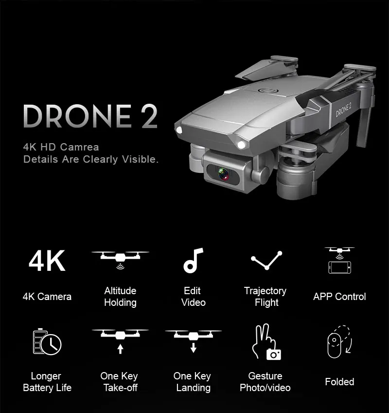 Youngeast E68 Drones 4k Hd Wide-angle Drones Profesionales Real-time ...