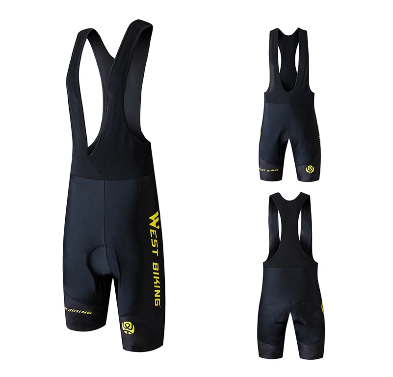 WEST BIKING Bicycle Shorts Breathable Quick Dry 3D Gel Padded Outdoor Sports Riding Underwear Lycra Fabric Jersey Cycling Shorts