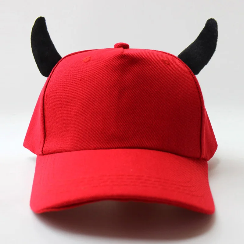 devil horn baseball cap