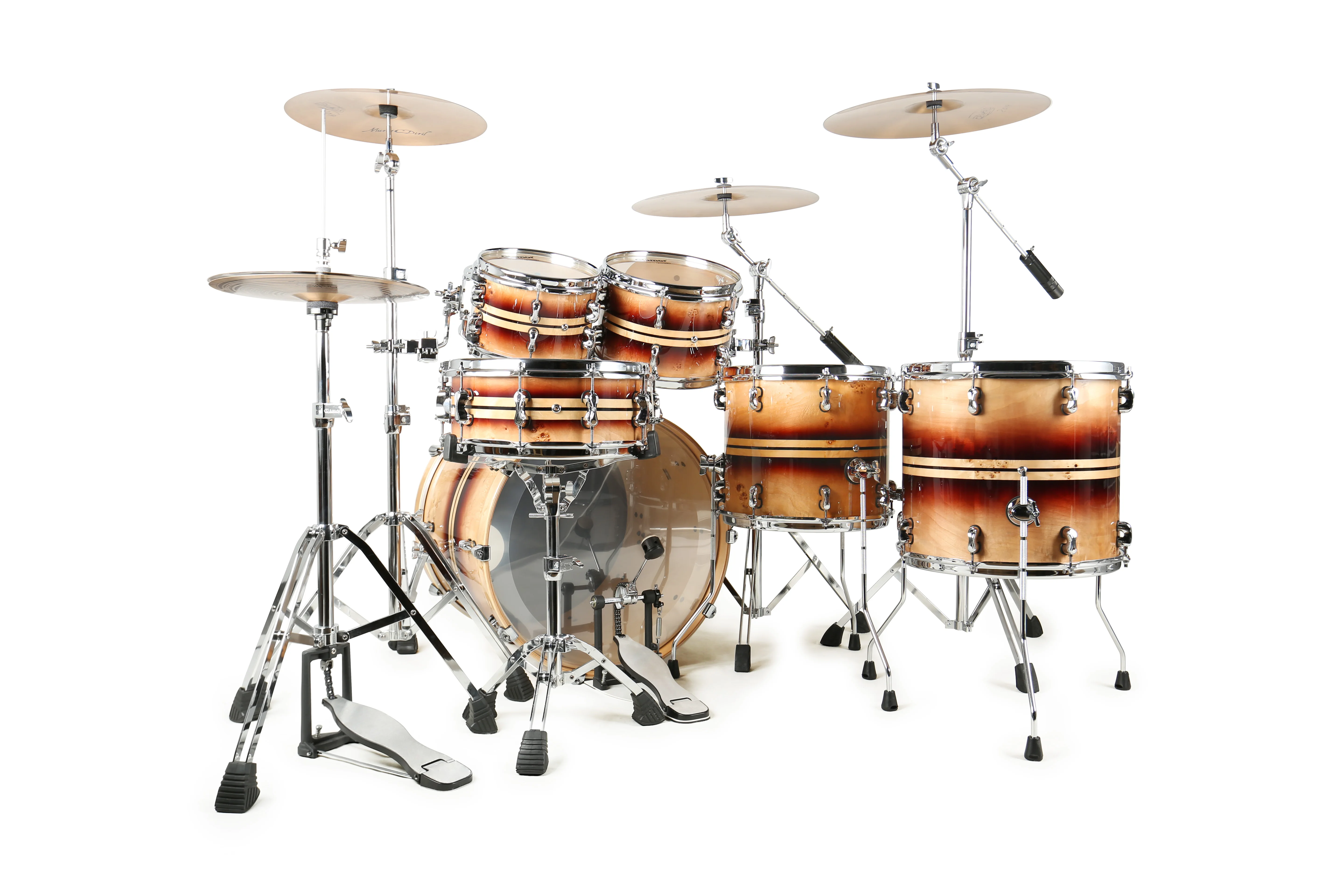 Glamor Drum Musical Instrument 6 Pieces Maple Highend Professional