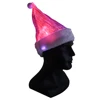 Luminous Fiber Optic LED Christmas Hat Festival Glowing Hat with Light Glow in the Dark Hat