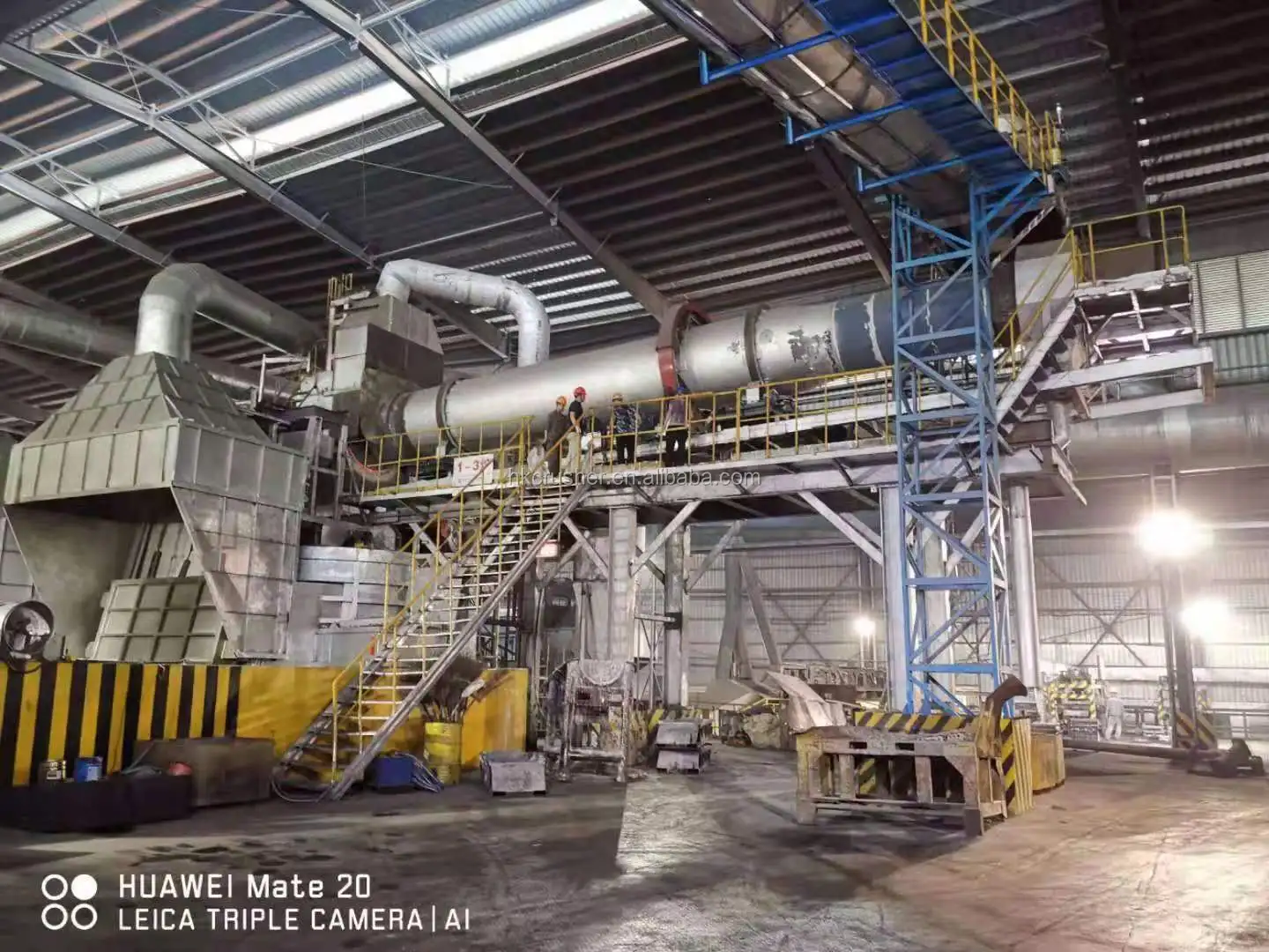 Small rotary drum dryer