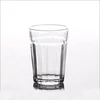 9oz Machine pressed straight line bamboo design water glass cup
