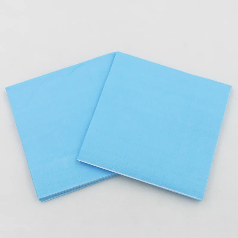 20pc/pack 25x25cm 2ply Colorful Beverage Napkins 100% Virgin Pulp Paper ...