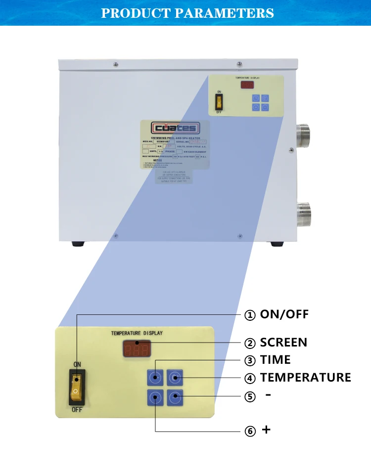 10 Kw 50kw 150kw Swimming Pool Heat Pump Electric Heater Buy Pool