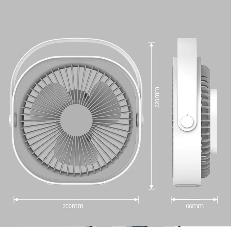 6 Inch Battery Builtin Mini Fan Usb Rechargeable Desktop Table Mini Cooling Fan Buy Desktop