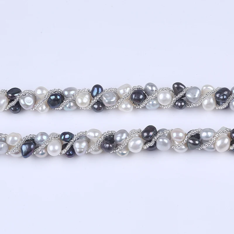 Wholesale Freshwater pearl Jewelry Sets Necklace Bracelet Jewelry Sets