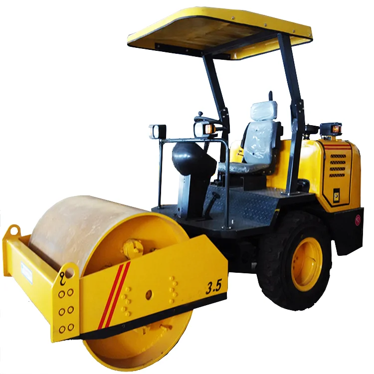 3.5t single drum vibratory road roller for sale