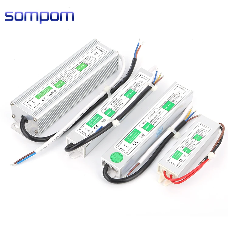 OEM ODM Sompom DC 36W Led Driver IP67 waterproof power supply 12v Switching Power Supply