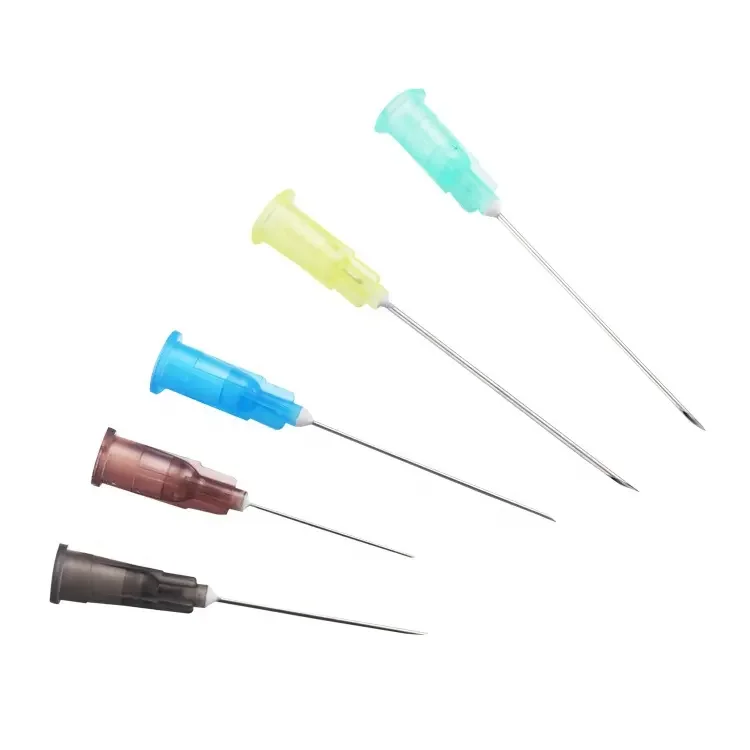 16G-30G Stainless Steel 30 Gauge Needle Color Coded Multi-size Medical Disposable Hypodermic Needle manufacture