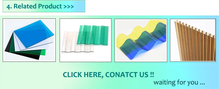 Sinhai Uv Coated Polycarbonate Panels High Strength Clear Plastic ...