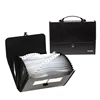 A4 Plastic 26 Pocket Expanding File Folder with Handle, Letter Size Poly Accordion File Organizer with 24 Pockets