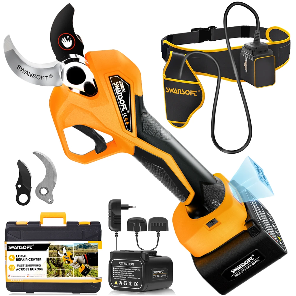 Swansoft PRU-36 Cordless Electric Pruning Shears - 36MM Cutting Capacity