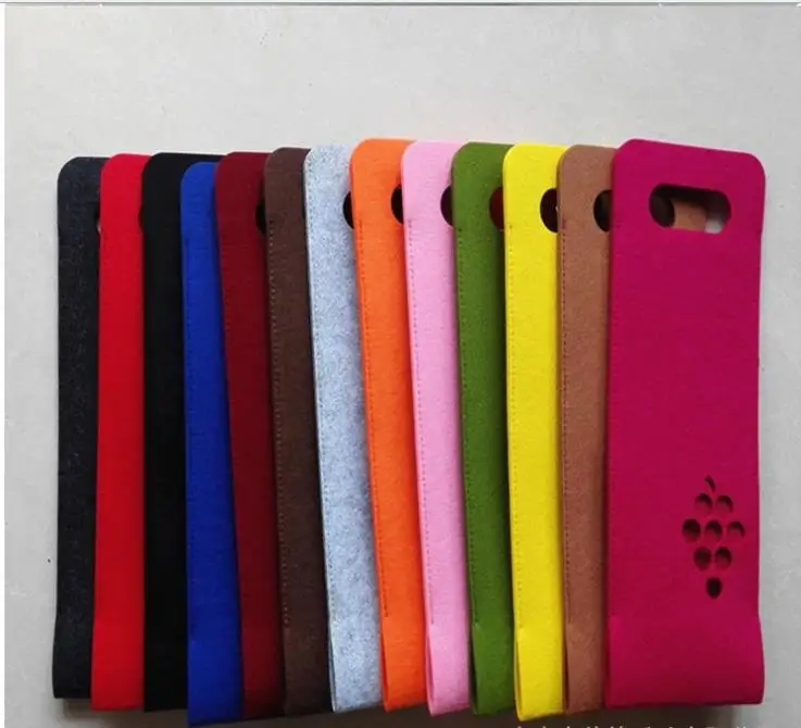 40colors for you choose felt bottle holder bag