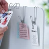 Stainless Steel Hanging Longline Clips with long tail