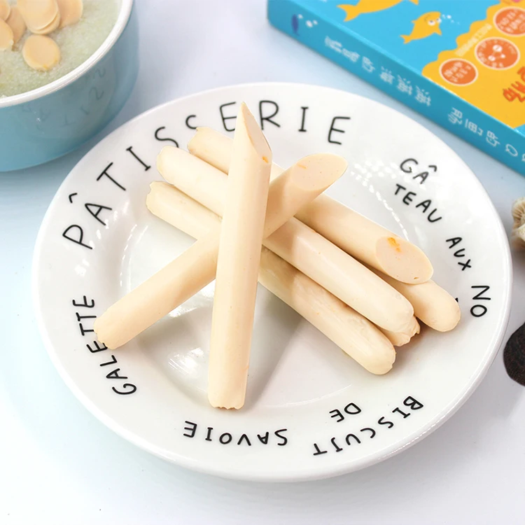 
Nutritious cod fish sausage for children 