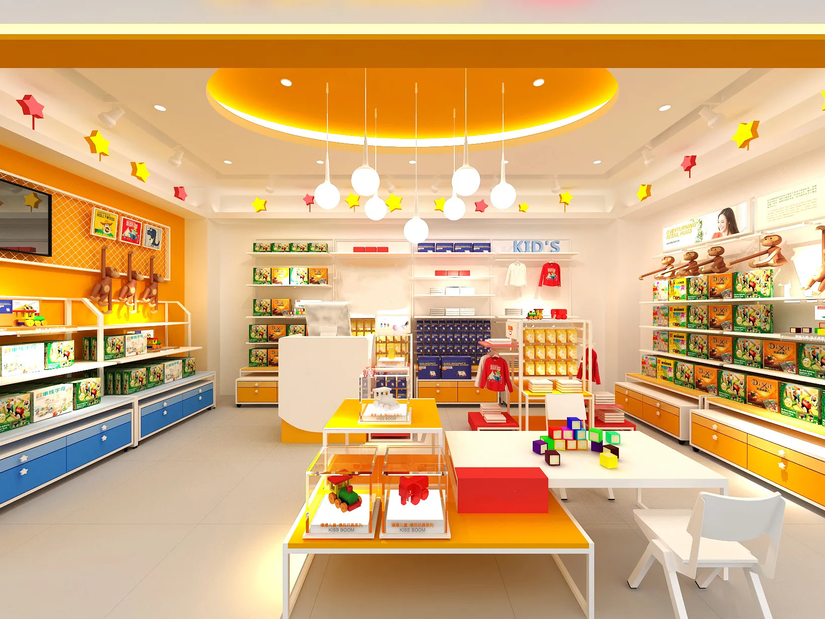 Kids' Toy Store Display Shelf Shop Fittings Store Fixtures Kids
