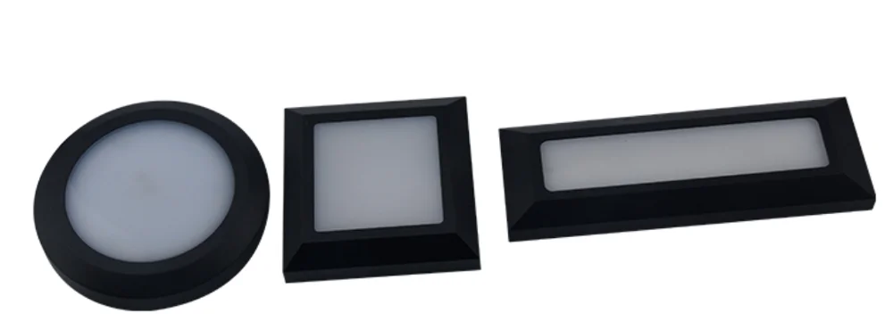 5w Round Square Rectangle PC Step Lights Outdoor  IP65 Led Stair Light wall light-