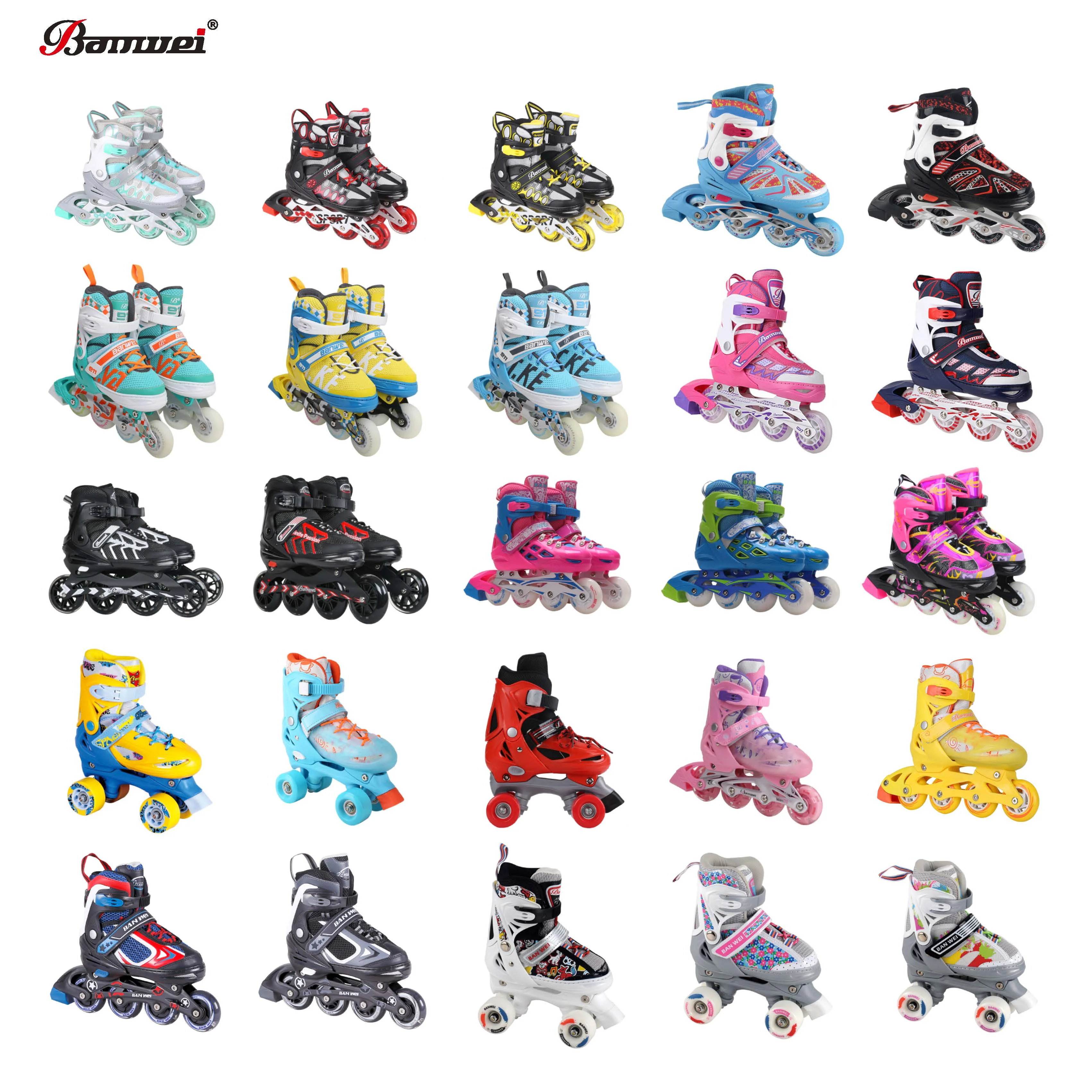 Flexible Adjustable Cheap Easy To Replace Accessories 4 In 1 Patines