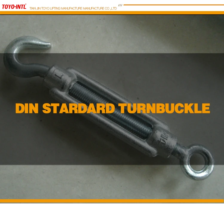 Galvanized Hook Hook Turnbuckle Heavy Duty 3/4"*9" Us Type Turnbuckle