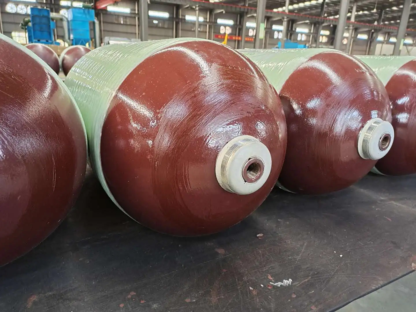 Large Capacity 200l Cng Type 2 Steel Liner Hoopwrapped Cng Composite