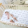 Natural jersey cotton unisex 2 pack 52X28X9 100% CE certified fits standard crib mattress crib fitted sheet