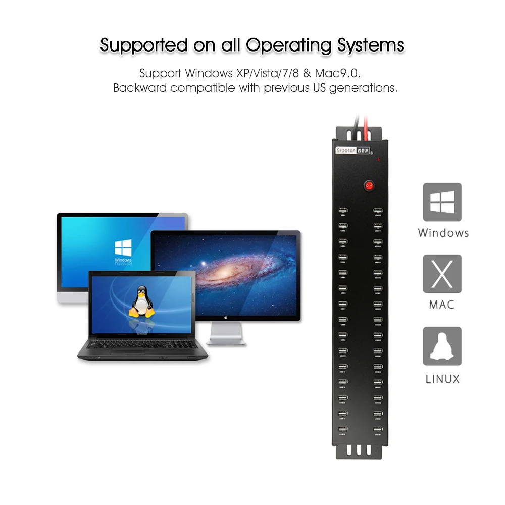 30/40/50/port Data Syncs And Charger Usb Hub 300w Charging Station For