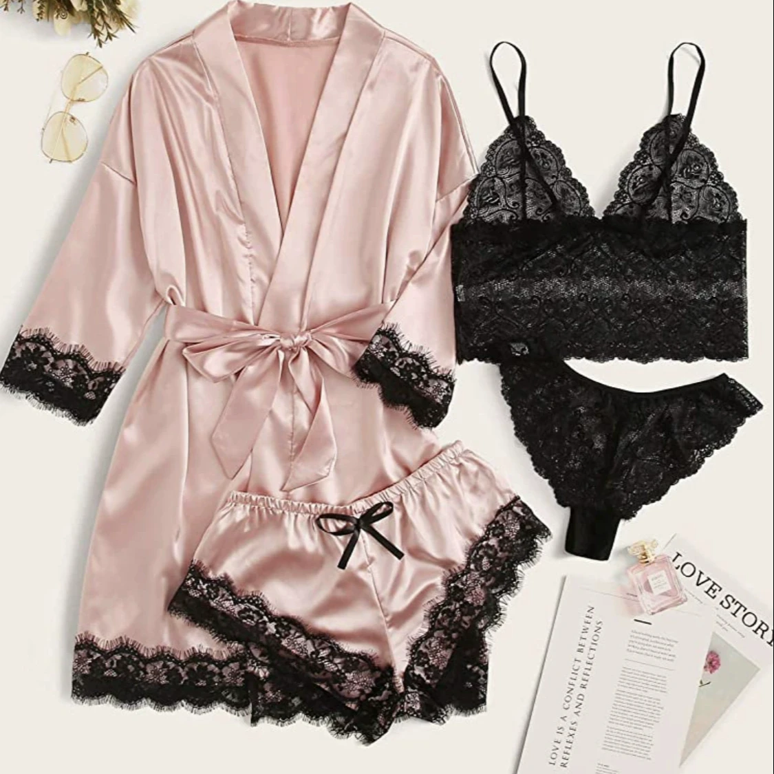 Biancheria intima sexy della bamboletta delle donne mature della ragazza calda trasparente calda della biancheria delle donne_voghion.com