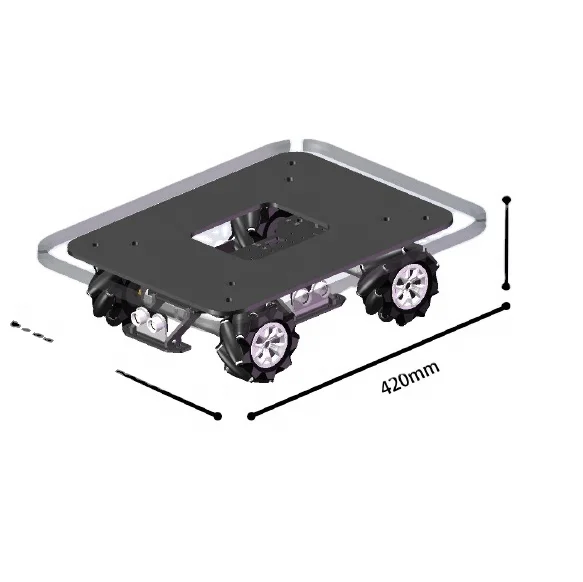 
AI smart wheel chassis Water bomb gun wave box intelligent automatic remote control car cradle launcher versus robots Mecanum 