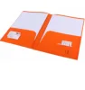 Office Supply Assorted Primary Colors Plastic 2 Pocket Document File Folder Holder