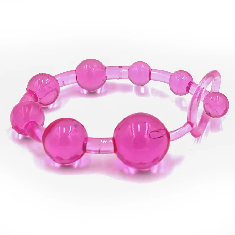 Jelly Anal Beads Orgasm Vagina Plug Play Pull Ring Ball Anal Stimulator Butt Beads Buy Jelly